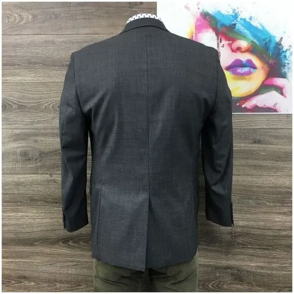 RALPH LAUREN Mens Blazer Sport Coat Casual Jacket Size 40R Two Button Wool‎ Suit